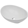Lavabo céramique 40 x 33 cm Ovale Blanc 