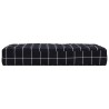 Coussin de palette motif à carreaux noir 60x60x8 cm 