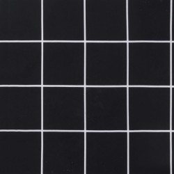 Coussin de palette motif à carreaux noir 60x60x8 cm 
