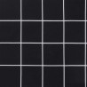 Coussin de palette motif à carreaux noir 60x60x8 cm 