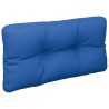 Coussin de palette bleu royal 70x40x12 cm tissu 