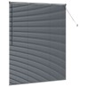 Store de Fenêtre Gris foncé 80 x 130 cm Aluminium 