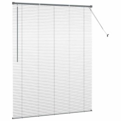 Store de Fenêtre Gris foncé 80 x 130 cm Aluminium 