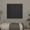 Store de Fenêtre avec des rideaux Autre Noir 80 x 130 cm Aluminium 