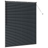 Store de Fenêtre avec des rideaux Autre Noir 80 x 130 cm Aluminium 