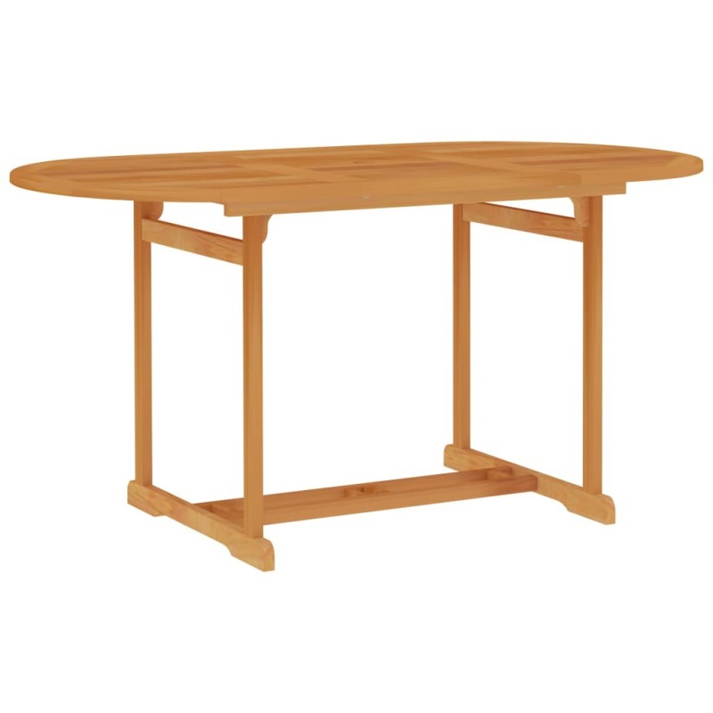 Table de jardin 150x90x75 cm Bois de teck massif Table de jardin 150x90x75 cm Bois de teck massif