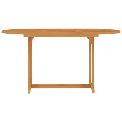 Table de jardin 150x90x75 cm Bois de teck massif 