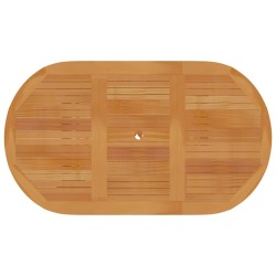 Table de jardin 150x90x75 cm Bois de teck massif 