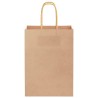 Sacs en papier 50 pcs avec poignées marron 15x8x21 cm 