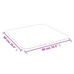 Tapis pour stratifié ou moquette 90 cm x 90 cm 