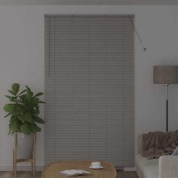 Store de Fenêtre avec des rideaux Autre Argenté 80 x 130 cm Aluminium 