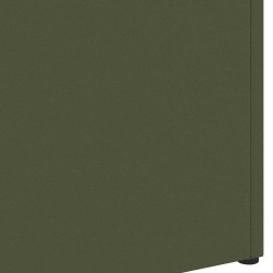 Support de parapluie vert olive - 28x12x41 cm - Fabriqué en acier 