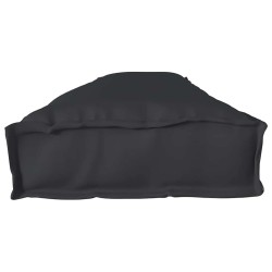 Coussin pour Banc Noir 200x40x8 cm, Tissu Oxford 