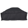 Coussin pour Banc Noir 200x40x8 cm, Tissu Oxford 