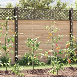 Supports de plantes en spirale 5 pcs Acier galvanisé 170 cm 