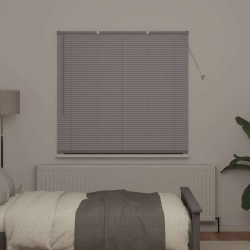 Store de Fenêtre avec des rideaux Autre Argenté 80 x 130 cm Aluminium 