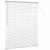 Store de Fenêtre avec des rideaux Autre Argenté 80 x 130 cm Aluminium 