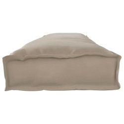 Coussin taupe pour banc 200 x 40 x 8 cm en tissu Oxford 