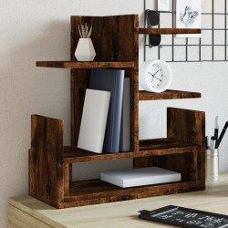 Organisateur de bureau chêne fumé 49x20x52,5 cm 
