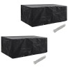 Housses de salon de jardin 2 pcs Rotin 10 œillets 229 x 113 cm 