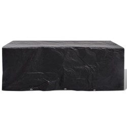 Housses de salon de jardin 2 pcs Rotin 10 œillets 229 x 113 cm 