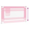 Barrière de sécurité de lit d'enfant Rose 120x25 cm Tissu 