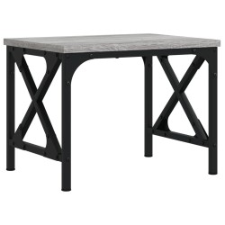 Support d'imprimante sonoma gris 40x30x31 cm bois d'ingénierie 