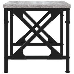 Support d'imprimante sonoma gris 40x30x31 cm bois d'ingénierie 