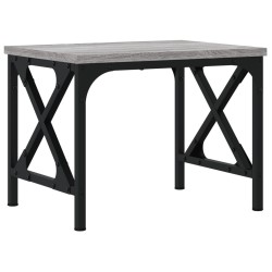 Support d'imprimante sonoma gris 40x30x31 cm bois d'ingénierie 