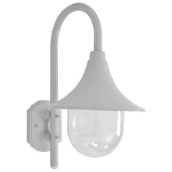 Applique murale de jardin E27 120 cm Aluminium Blanc 