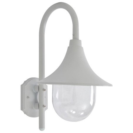 Applique murale de jardin E27 120 cm Aluminium Blanc 