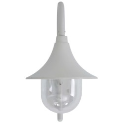 Applique murale de jardin E27 120 cm Aluminium Blanc 