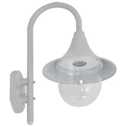 Applique murale de jardin E27 120 cm Aluminium Blanc 