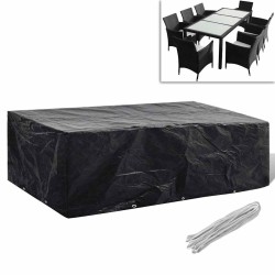 Housse de salon de jardin 8 œillets 300 x 140 x 90 cm 