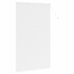 Store de Fenêtre avec des rideaux Autre Blanc 80 x 130 cm Aluminium 