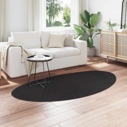 Tapis Noir 100 x 200 cm Polyester 