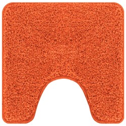 Set de 2 tapis de bain Orange Polypropylène Antidérapant 