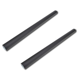 Tableau noir autocollant mural 0,6x2 m 2 rouleaux avec craies 