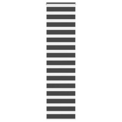 Store zèbre noir 65x200 cm largeur du tissu 60,9 cm polyester 