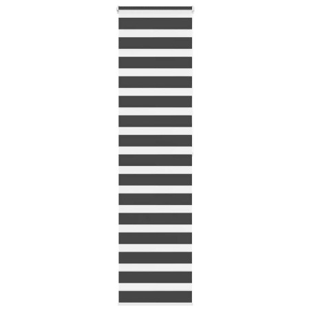 Store zèbre noir 65x200 cm largeur du tissu 60,9 cm polyester 