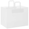 Sacs en papier 50 pcs avec poignées blanc 32x22x24 cm 