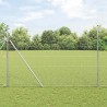 Clôture Hexagonale Grise Argent 1.6 x 25 m Acier galvanisé 