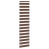 Store zèbre marron 65x200 cm largeur du tissu 60,9 cm polyester 