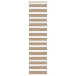 Store zèbre marron sable largeur du tissu 60,9 cm polyester 
