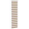 Store zèbre marron sable largeur du tissu 60,9 cm polyester 