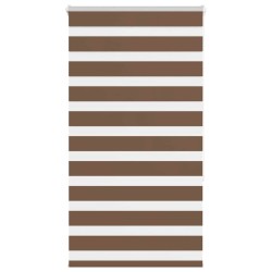 Store zèbre marron 80x150 cm largeur du tissu 75,9 cm polyester 