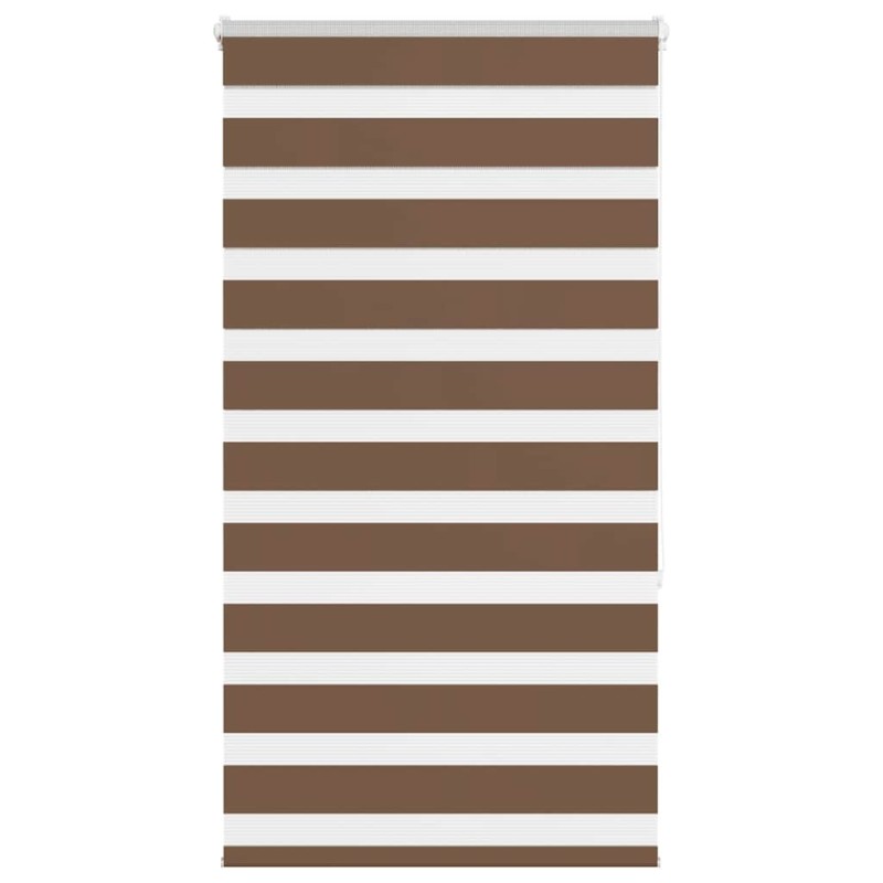 Store zèbre marron 80x150 cm largeur du tissu 75,9 cm polyester 