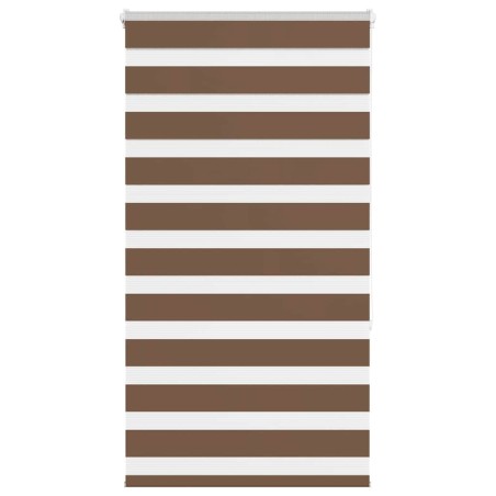 Store zèbre marron 80x150 cm largeur du tissu 75,9 cm polyester 