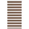 Store zèbre marron 80x150 cm largeur du tissu 75,9 cm polyester 