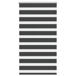 Store zèbre noir 80x150 cm largeur du tissu 75,9 cm polyester 